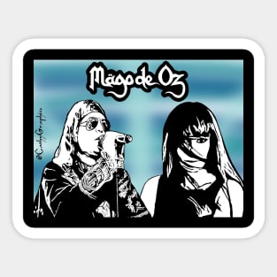 Portrait of Mago de Oz Sticker